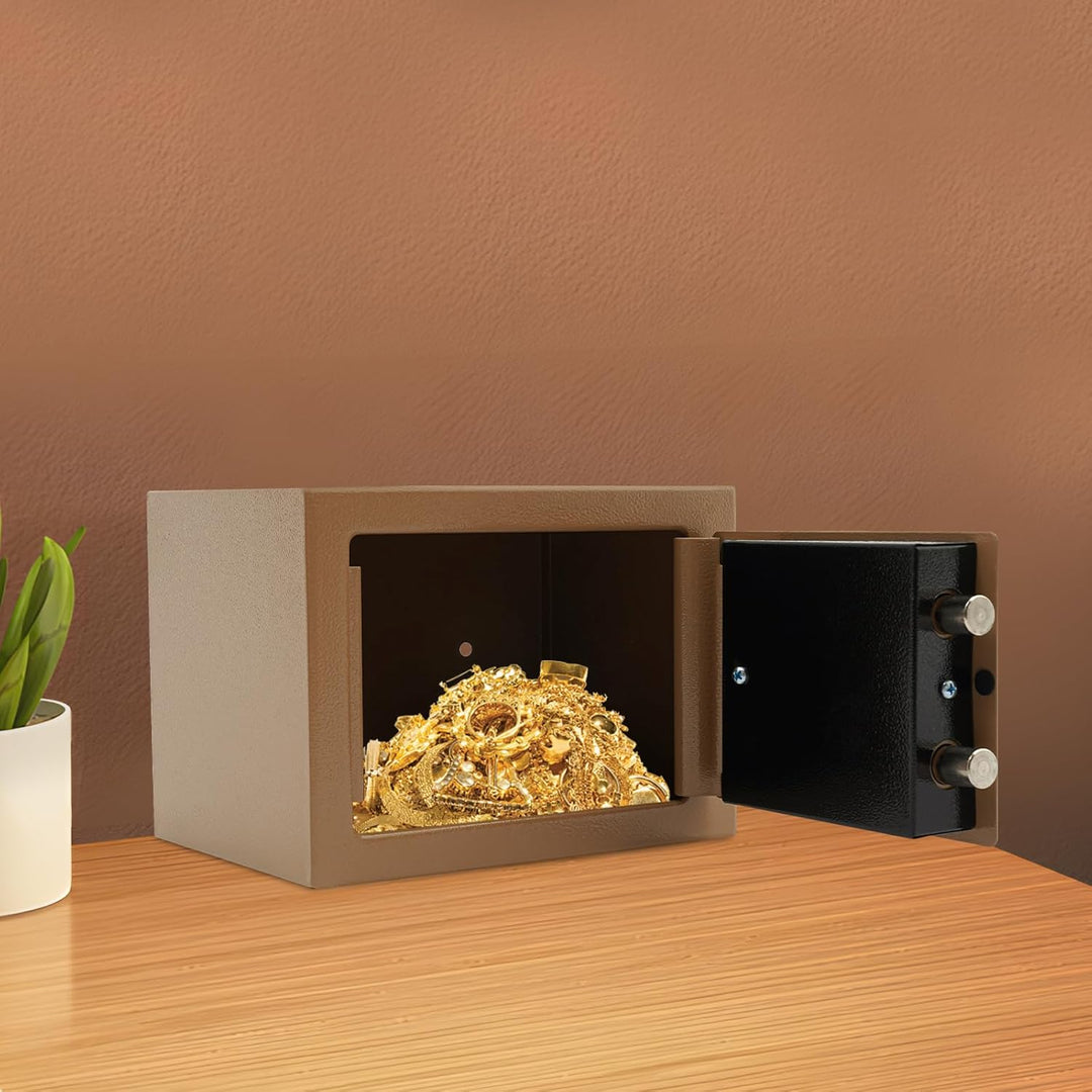 Safetresor Tresorsafe Tresor für Zuhause Schranksafe Schranktresor Geldtresor Kleine Tresorbox mit E