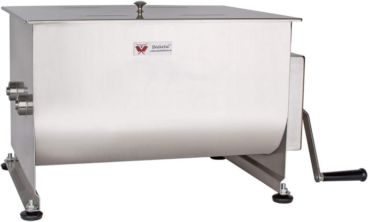 Beeketal 'FMD50' Gastro Marinator Vermenger aus Edelstahl mit ca. 50 Liter Volumen, 2 Butterfly-Misc