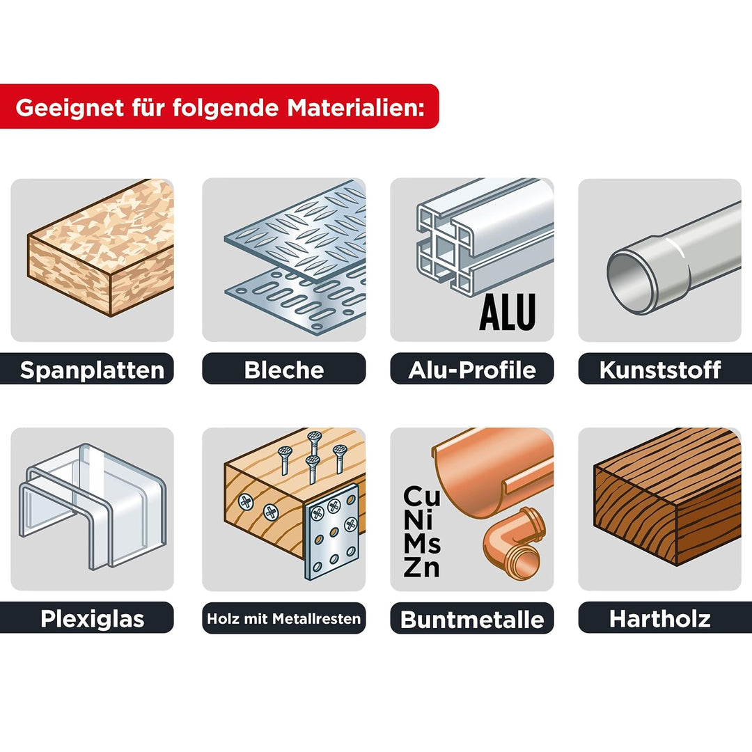 kwb Kreissägeblatt 135 x 20 mm, Made in Germany, leichtgängig, speziell für Akkumaschinen, Universal