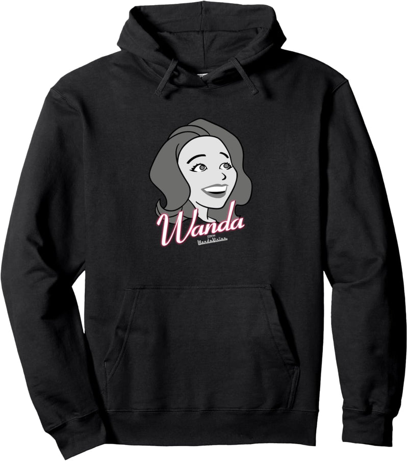 Marvel WandaVision Wanda Retro Big Face Pullover Hoodie