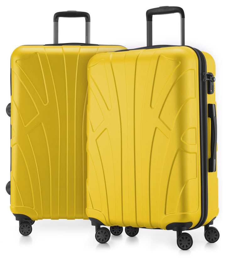 Suitline - 2er Koffer-Set Trolley-Set Rollkoffer Hartschalen-Koffer Reisekoffer, TSA, (66 cm, 76 cm)