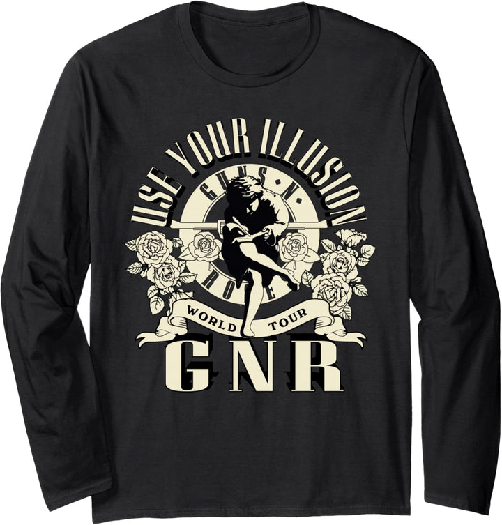 Offizielle Guns N' Roses Illusion World Tour Langarmshirt