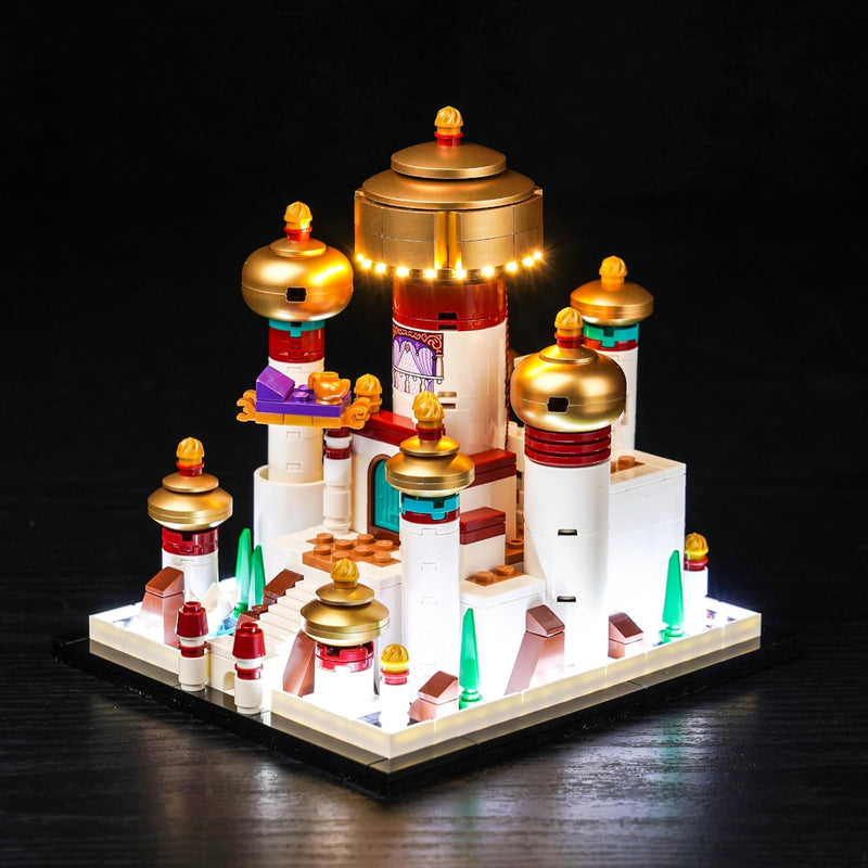 Led Licht Set für Lego Mini Disney Palace of Agrabah (Kein Lego), Dekorationsbeleuchtungsset für Leg