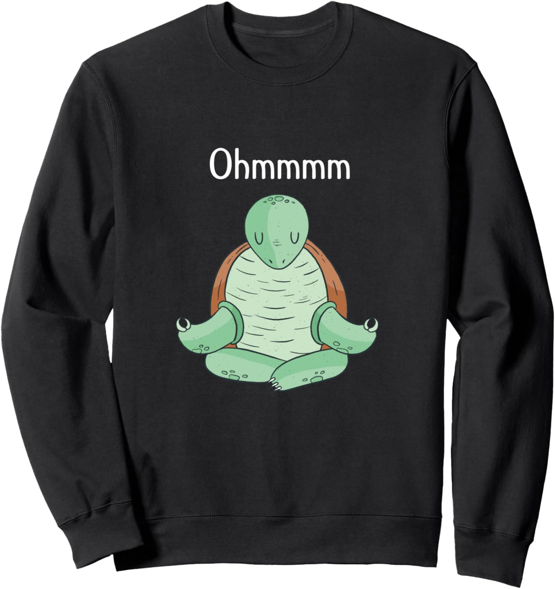 Ohmmm Yoga Schildkröte Entspannung Meditation Sweatshirt