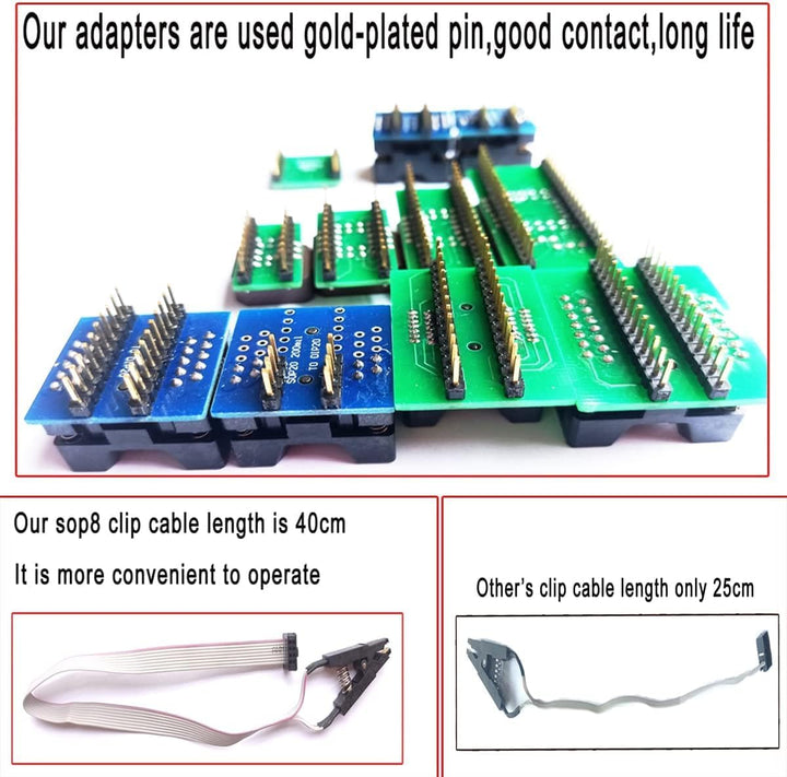 XGecu T56 Programmer 15 adapters xgecu t48 Programmer top Version ISP Support eprom ISP IC chip PIC/