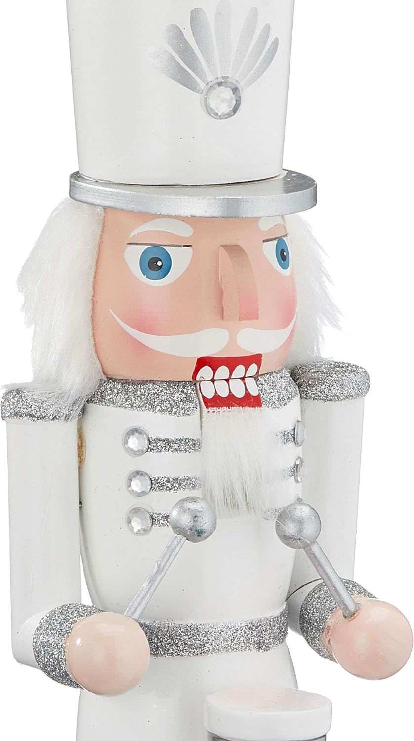 Cepewa Nussknacker aus Holz Trommler w/s 38 cm Weihnachtsdeko Figur Erzgebirge Nussbrecher Nutcracke