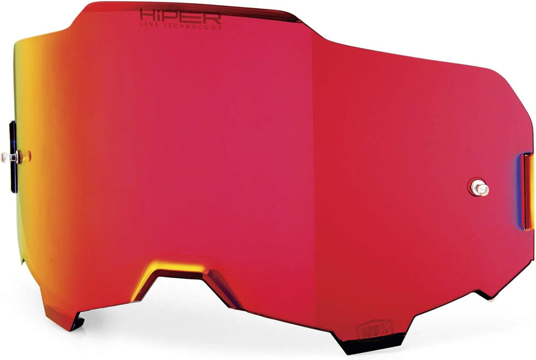100% ARMEGA Ersatzglas HiPER Roter Spiegel, Rot, Rot