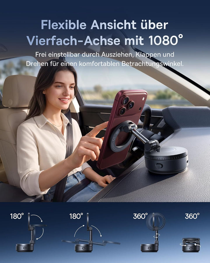 Baseus VC2 Flex Ultra Handyhalterung Auto Magnet, Elektronischem Vakuum