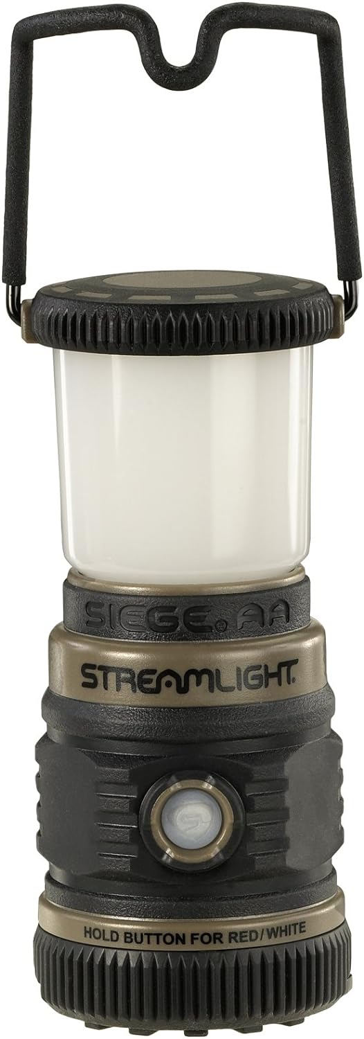 Streamlight 44941 Siege 200-Lumen AA Handgehaltene Arbeits und im Freien Camping-Laterne, Kojote