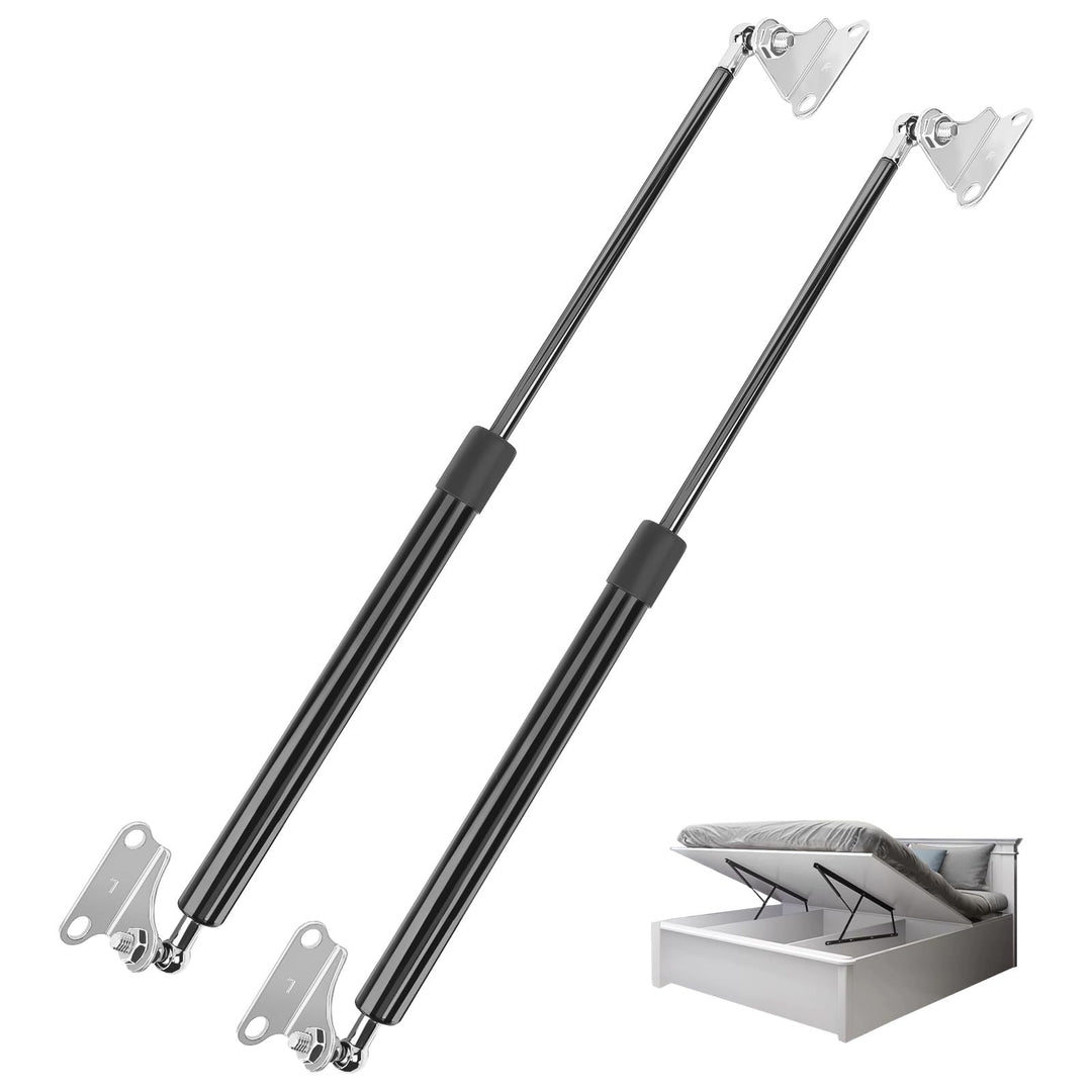 Gasdruckfedern, 500 mm, 100 N/10 kg, 2 Stück, universell verstellbare Hebefedern, Gasfeder-Hebe-Stüt