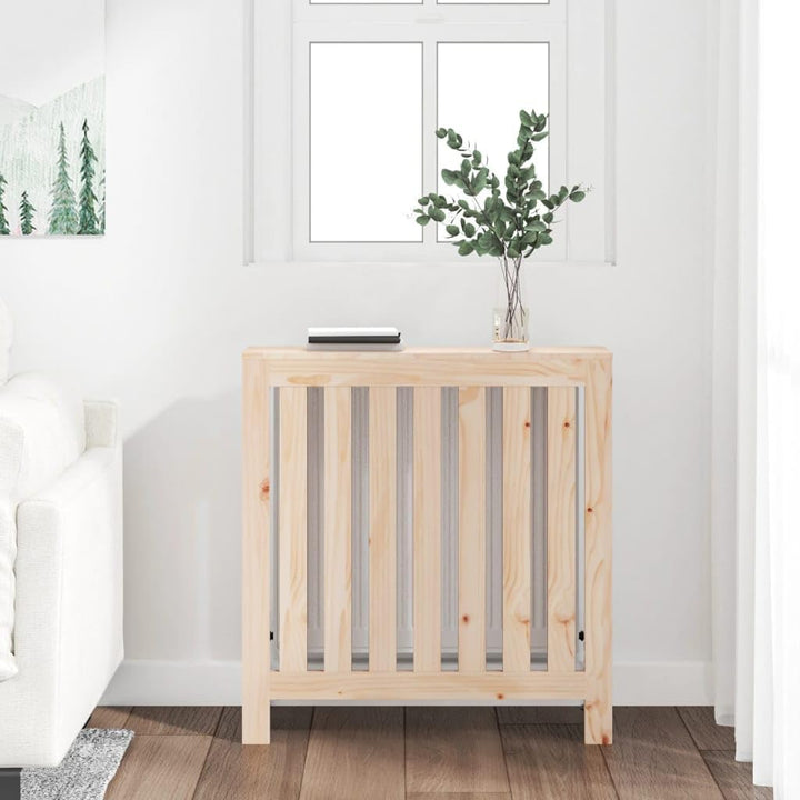 Heizkörperverkleidung 79,5x19x84 cm Heizung Heizkörper Abdeckung Rustikale Optik Heizungsabdeckung H