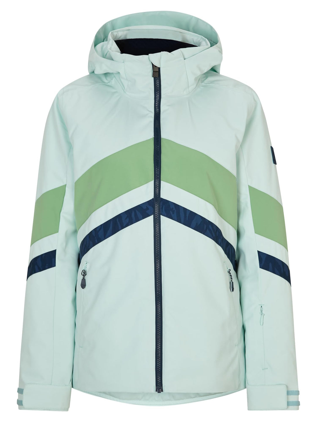 Ziener Damen Telia Ski-Jacke/Winter-Jacke | warm, atmungsaktiv, wasserdicht (1er Pack) 36 Ice Stru,