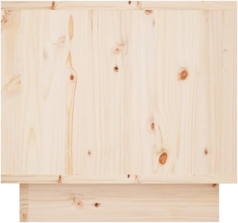 FIRBNUS Bedside Table Nachtkonsole Beistelltisch mit Stauraum Night Stand Nachttisch 35x34x32 cm Mas