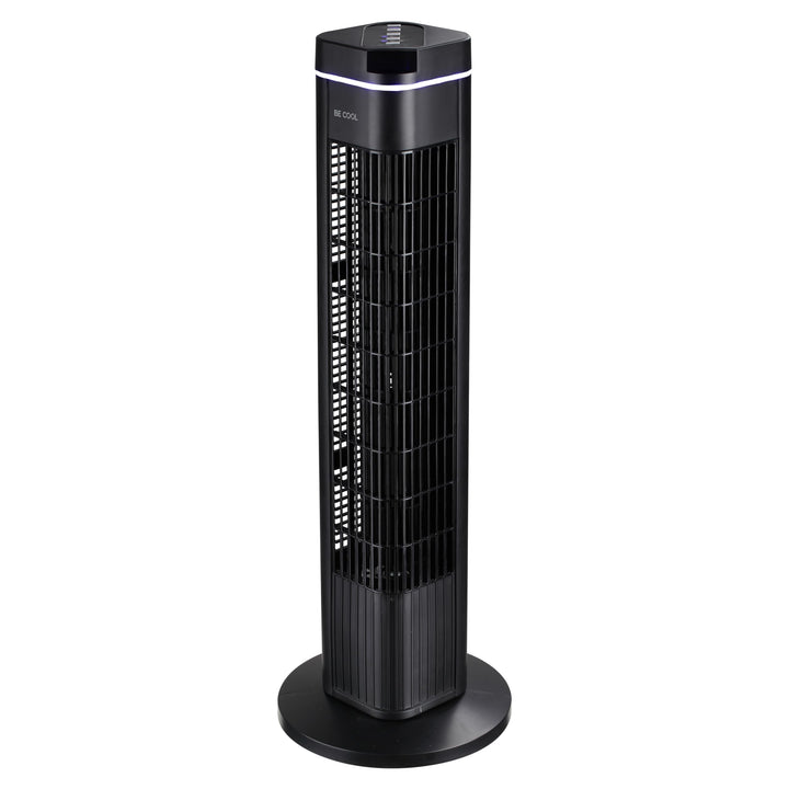 Be Cool Turmventilator 73cm mit Fernbedienung BC29STTFD – 73 cm, 50 Watt, 3 Windmodi, 8 Std. Timer,