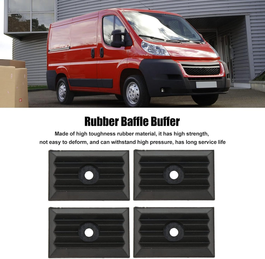 Auto Gummipuffer Aufhängung, 4 Stück Gummipuffer Aufhängung 1362685080 Ersatz für Citroen Jumper Bus
