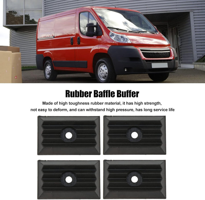 Auto Gummipuffer Aufhängung, 4 Stück Gummipuffer Aufhängung 1362685080 Ersatz für Citroen Jumper Bus