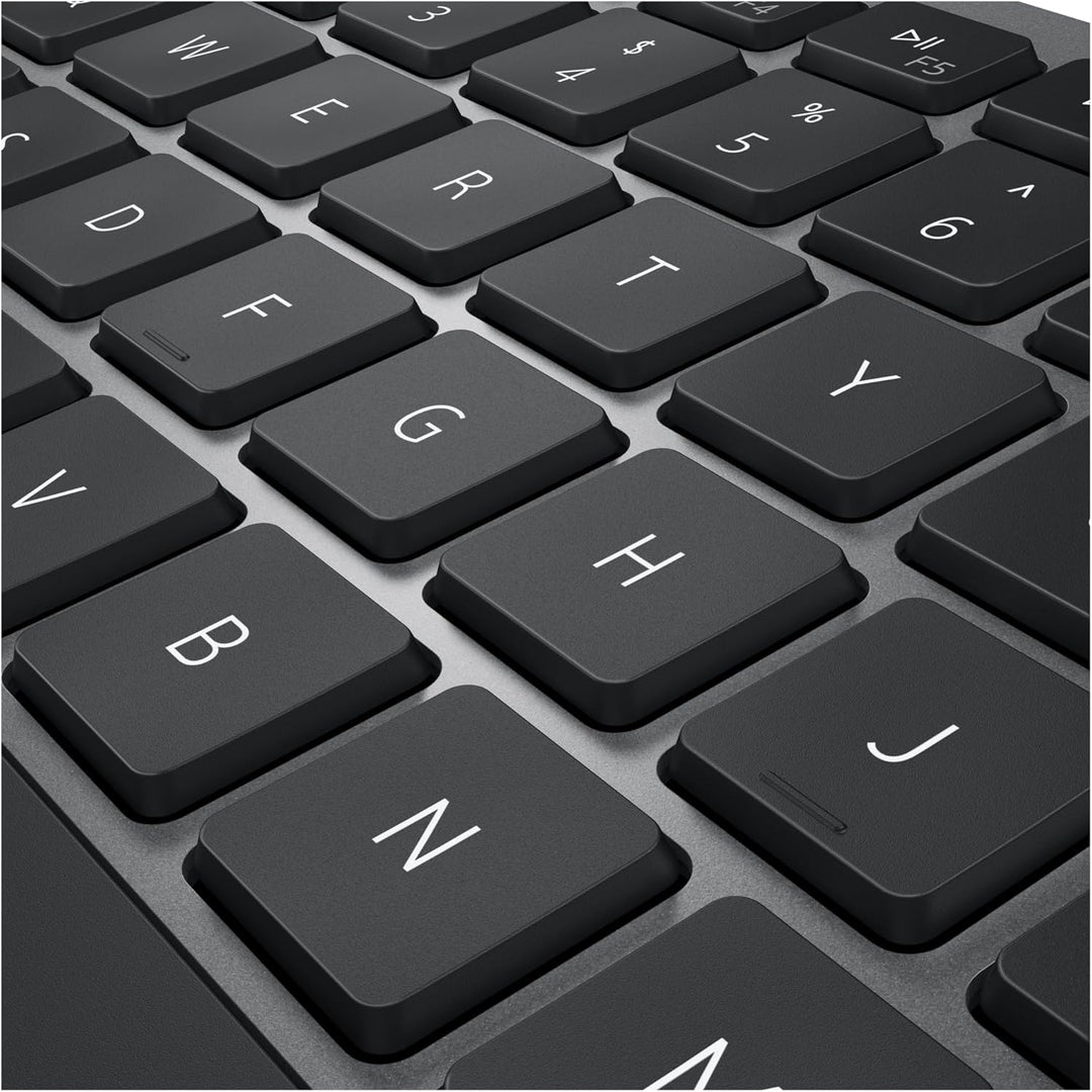 Dell KM7120W, Wireless, Multimedia, Tastatur und Maus Set, French (AZERTY), schwarz