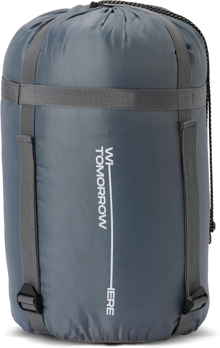 Where Tomorrow Mumienschlafsack Senfgelb / Grau 230x80 cm, Senfgelb / Grau 230x80 cm