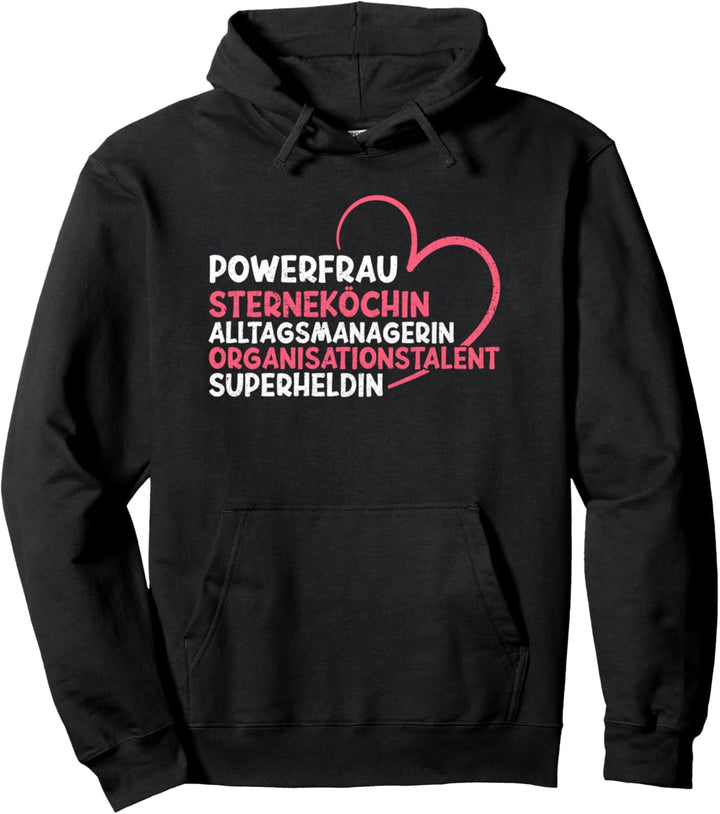 Powerfrau Sterneköchin Superheldin Happy Lustiges Muttertag Pullover Hoodie