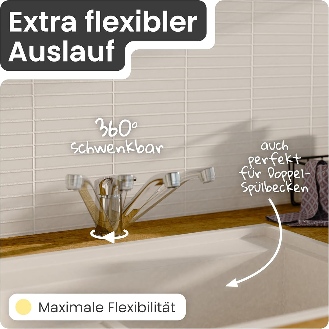 instmaier K1 Küchenaramtur Niederdruck | Wasserhahn Küche | Niederdruck Spültischarmatur | Armatur S