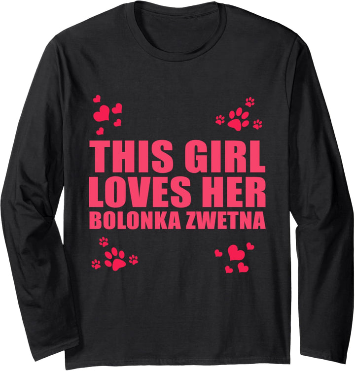 This girl loves her Bolonka Zwetna Langarmshirt