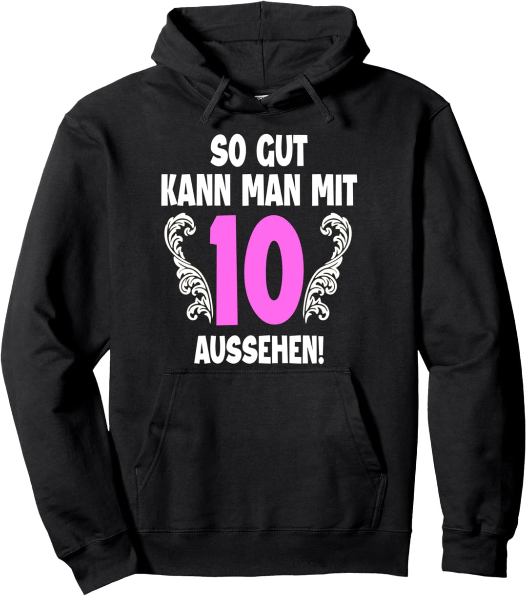 10 Jahre Tshirt Frauen Jahrgang 2012 Geboren 10. Geburtstag Pullover Hoodie