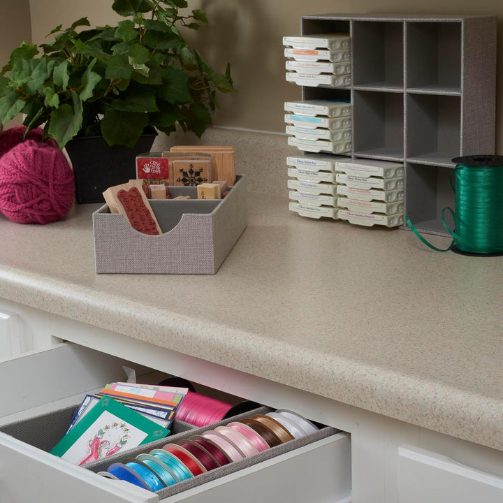 Household Essentials Deep 3 Section Drawer Organizer Box for Storage | 12 in x 6.13 in x 3.13 in | G