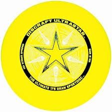 Discraft Unisex – Erwachsene Ultrastar Frisbeescheibe 27,5cm gelb, 27,5cm gelb