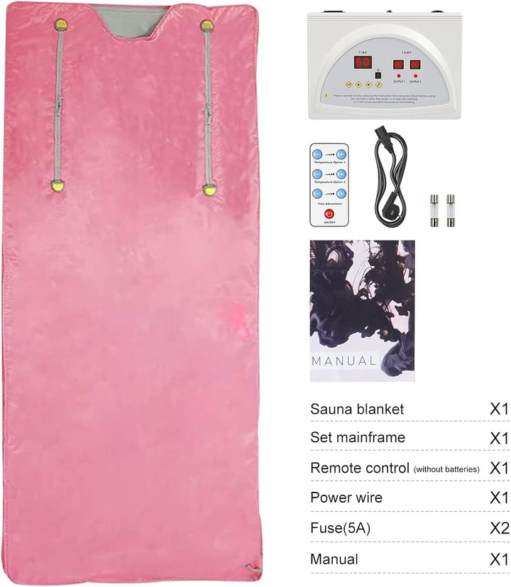 VAYOTOY Infrarot-Saunadecke 2 Zone Digital Heim Saunadecke Professionel Detox Therapie Sauna Tragbar