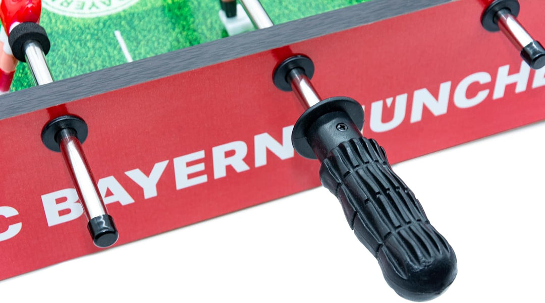 FC Bayern München Tischkicker Kinder - Offizieller Tischaufsatzkicker, kompakter und Leichter Mini-K
