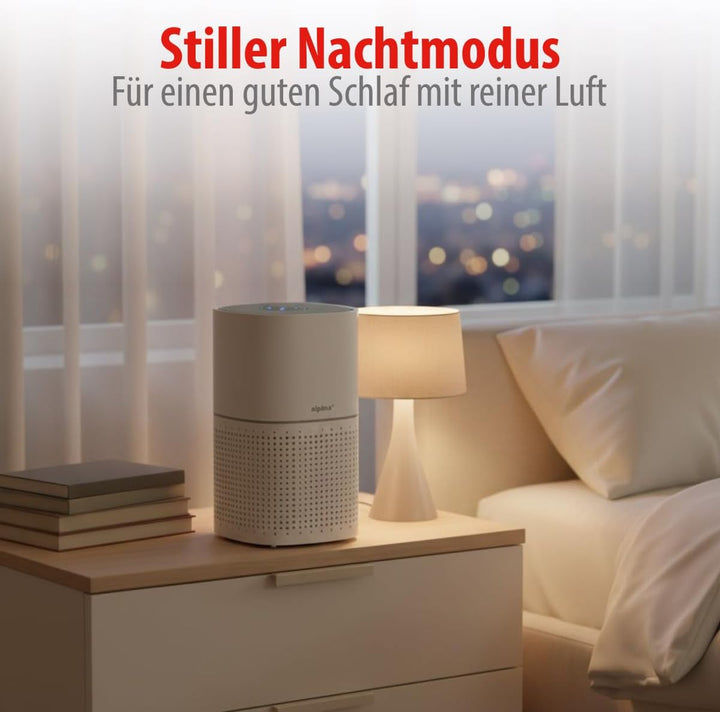 alpina Luftreiniger mit Ionisator - Air Purifier mit HEPA-Filter H11 - Luftreiniger allergiker - Ger