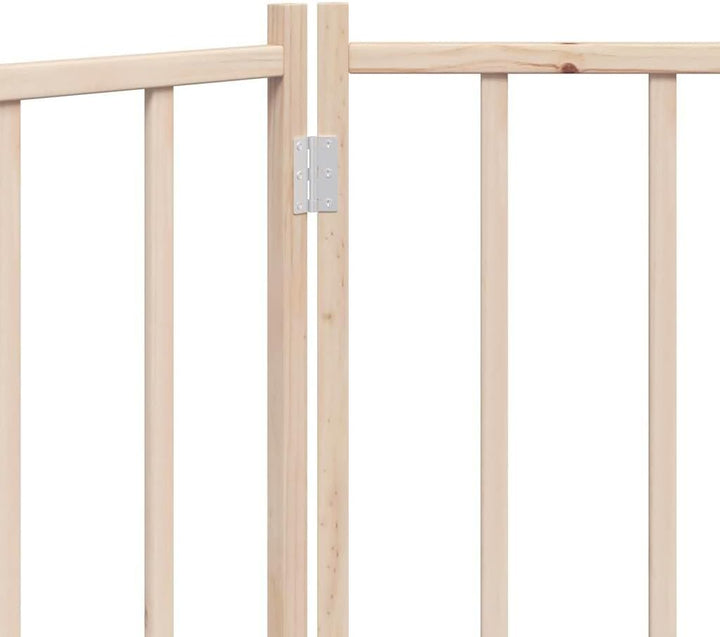 vidaXL Hundetor 3-TLG., Hundegitter Faltbar Pflegeleicht, Schutzgitter für Wohnzimmer Küche Treppe,