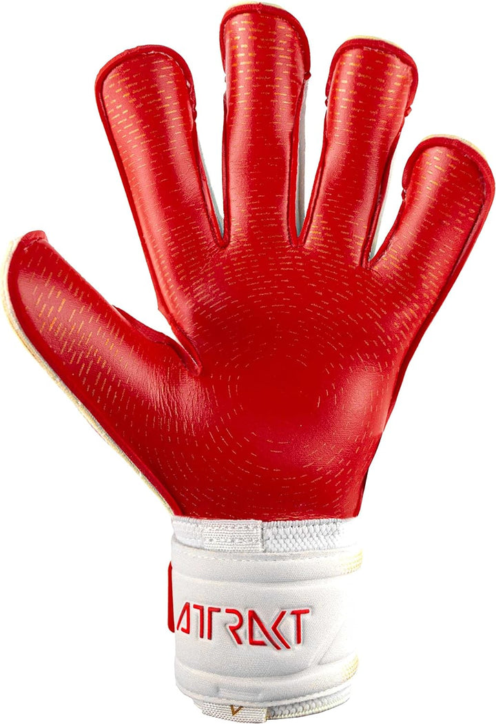 Reusch Unisex – Erwachsene Torwarthandschuhe Attrakt Gold X Glueprint mit Hervorragendem Grip und Au