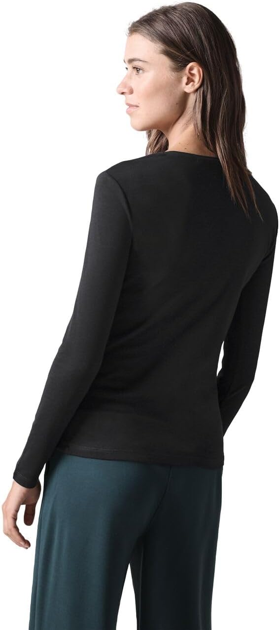 Cecil Damen Shirt mit Rundhals S Schwarz, S Schwarz