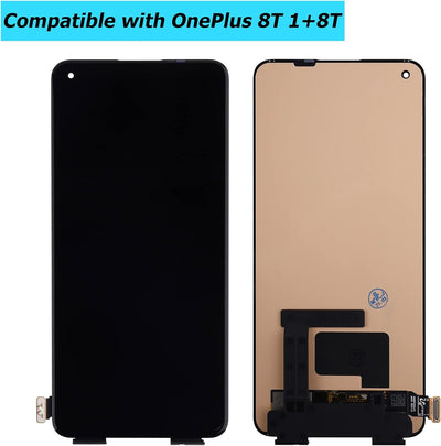 Vvsialeek Neu Fluid AMOLED Display Kompatibel Für OnePlus 8T 1+8T KB2001 KB2000 KB2003 KB2005 OnePlu