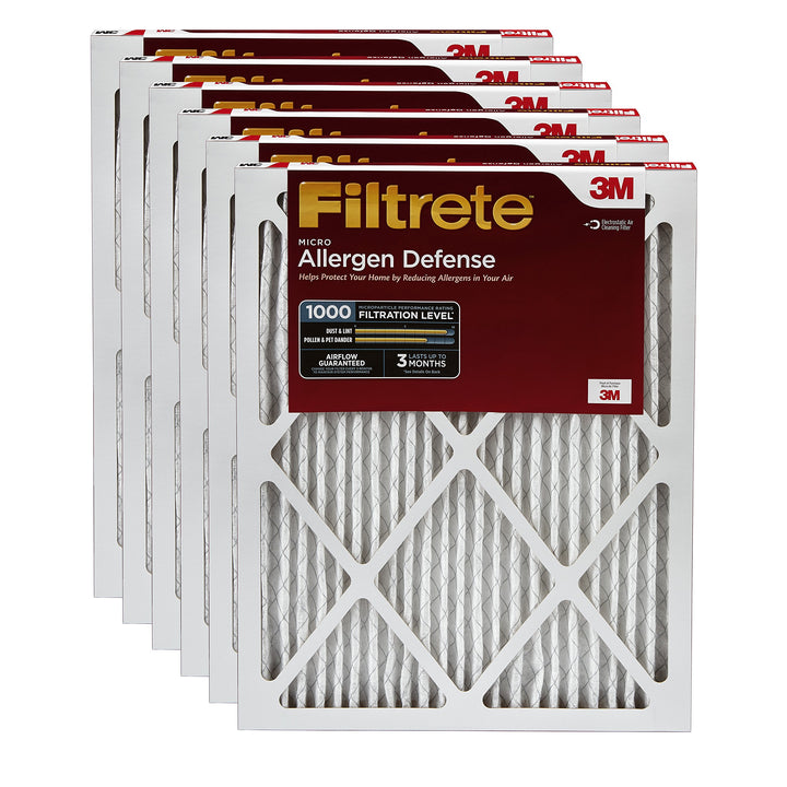Filtrete Allergen Verteidigung Filter, AD02-6PK-2E 20x20x1 6.0, 20x20x1 6.0