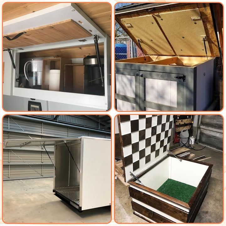 500MM 800N Gasdruckdämpfer mit 8mm Ösenköpfen Gasdruckfeder Hydraulische Kofferraum-gasfeder für Ott