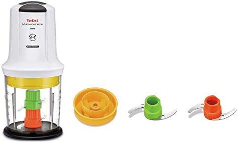 Tefal MQ7231 Elektrischer Lebensmittelzerkleinerer 0,5 l, schwarz, transparent, weiss, 500 W - Elekt