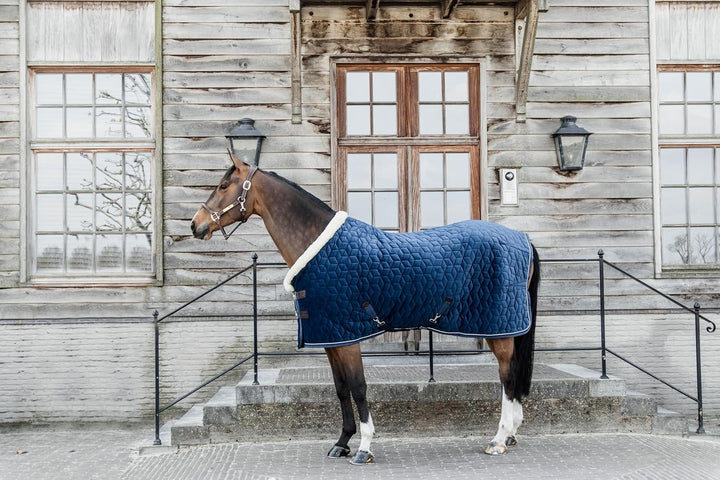 Kentucky Horsewear Show Rug Velvet Turnierdecke, Grösse:155, Farbe:Marine 155 navy, 155 navy