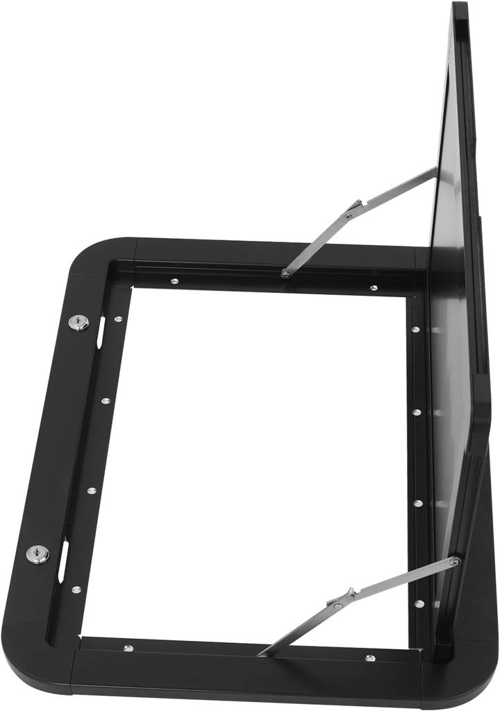 Wand Klapptisch für Wohnmobile mit 2 Paare Schlüssel, 60x42cm, Tragfähigkeit 20kg, Rechteckig, Dual-