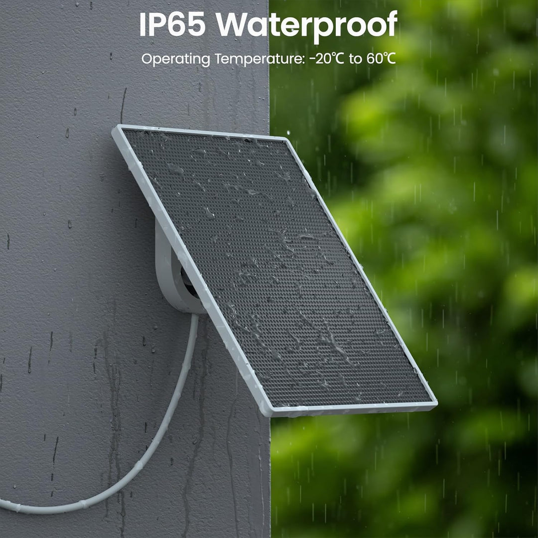 GALAYOU Solarpanel für Überwachungskamera Aussen Akku,WLAN IP Kamera Outdoor,360° verstellbare Halte