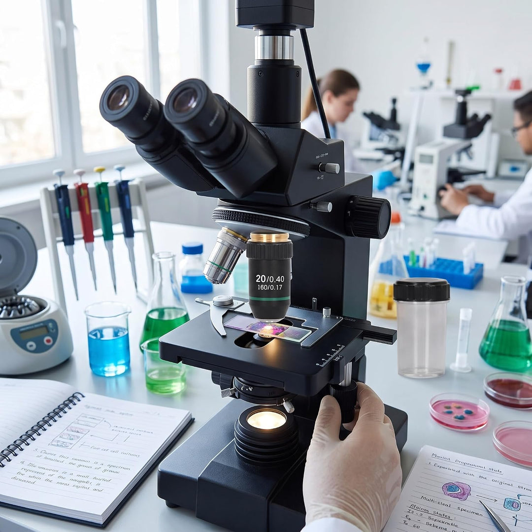 Achromatisches Mikroskop-Objektiv 20-Fach Hohe Lichtdurchlässigkeit 20.2mm Schnittstelle Professione