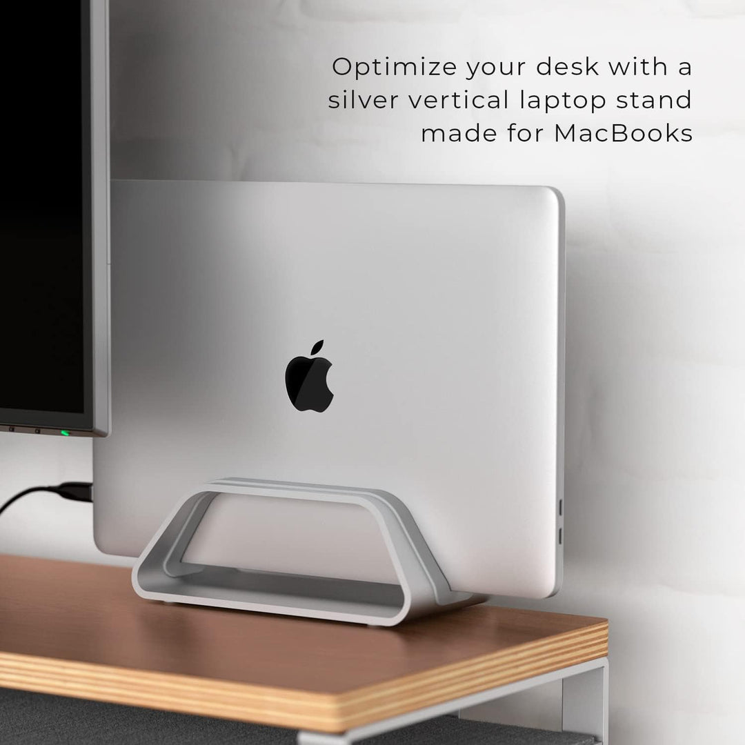 HumanCentric Vertikaler Laptop-Ständer für MacBook, kompatibel mit MacBook Pro Ständer, MacBook Air