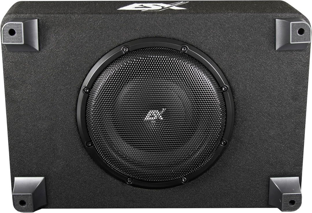 ESX QX10BXA - 10“ (25 cm) aktiver Downfire-Subwoofer aus der Quantum -Serie | 1000W Peak