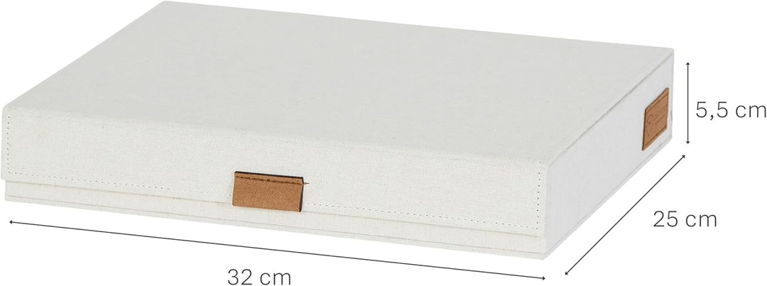 LOVE IT STORE IT Premium Brillenbox für 8 Sonnenbrillen - Aus Leinen Stoff - Brillenaufbewahrung meh