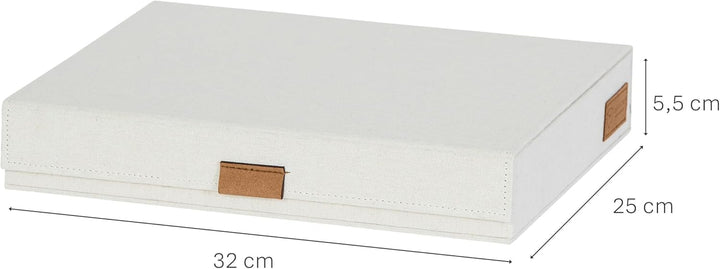 LOVE IT STORE IT Premium Brillenbox für 8 Sonnenbrillen - Aus Leinen Stoff - Brillenaufbewahrung meh