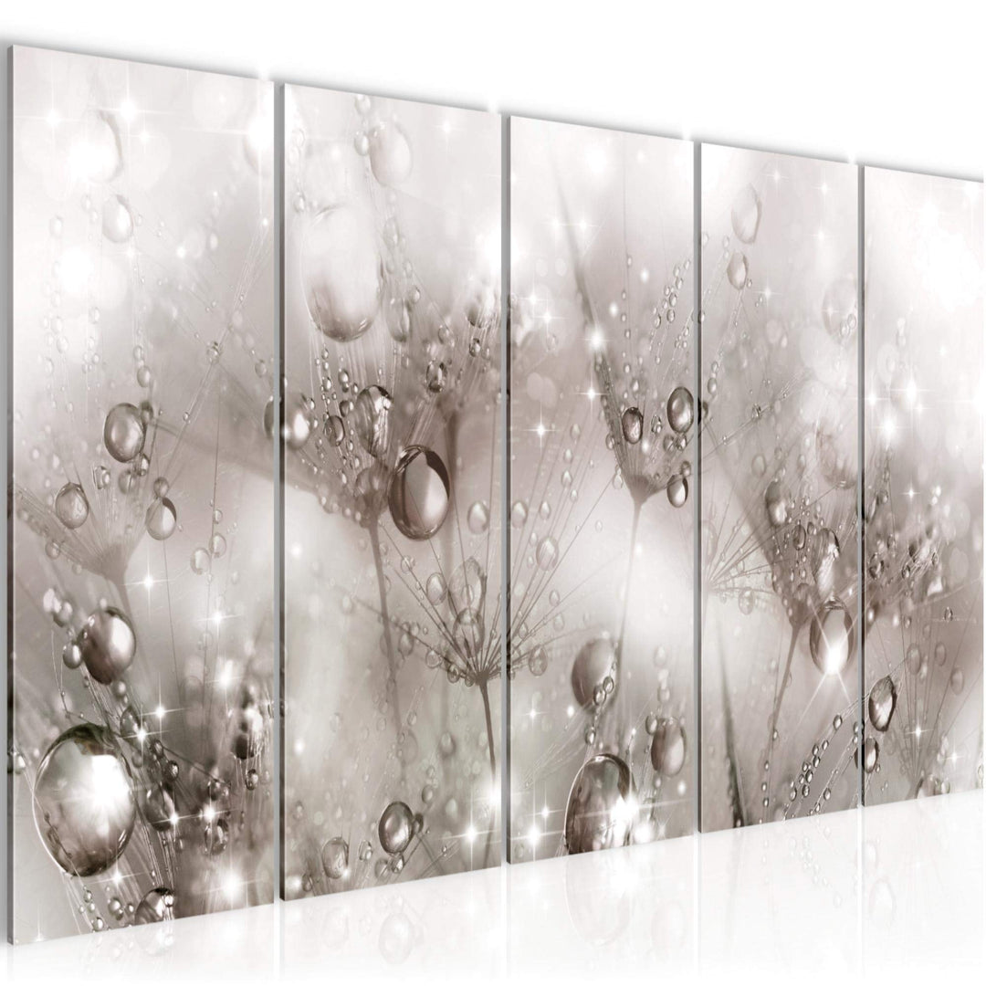 Runa Art Bild Pusteblume Wandbilder auf Vlies Leinwand 5 Teilig Wanddekoration Wohnzimmer Schlafzimm