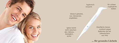 3er Pack dentamin® Pocket Box, 3x 60 Stück DENTAMIN® Zahnstocher in praktischer Spenderbox