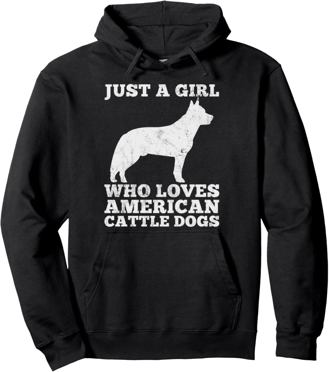 Australian Cattle Dog Vintage Pullover Hoodie