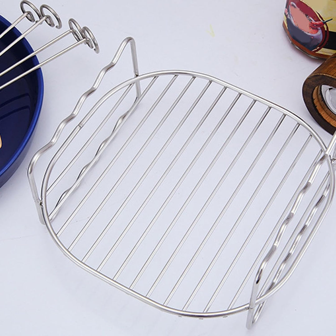 Grillrost Für Heissluftfritteuse, Heissluftfritteuse Grillrost, Luftfritteusen-Gestell 6, 7, 8 Zoll,